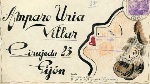 La carta que Ramn Ura Villar le envi a su hermana Amparo el 7 de enero de 1942