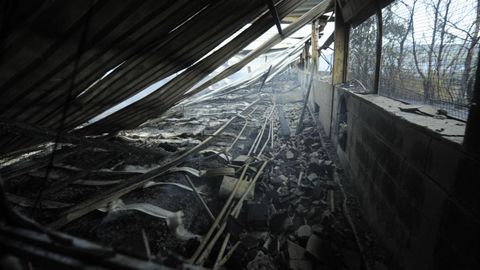 Incendio en Silleda, en la parroquia de Siador