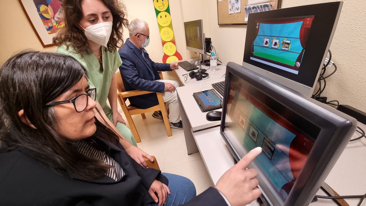 Rehabilitación con videojuegos en el centro de dependientes del Meixoeiro
