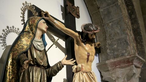 El Santo Cristo del Perdn tambin sale en procesin en el Va Crucis