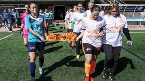 El Rosala y el Sporting San Mateo realizaron un emotivo recuerdo a la fallecida Tellado