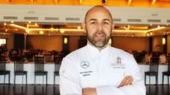 Ricardo Sotres, chef de su restaurante El Retiro, en Llanes, y director gastronómico del Hotel Palacio de las Nieves, en Langreo