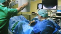 Intervencin de urologa retransmitida por vdeo en el Hospital Pblico da Maria