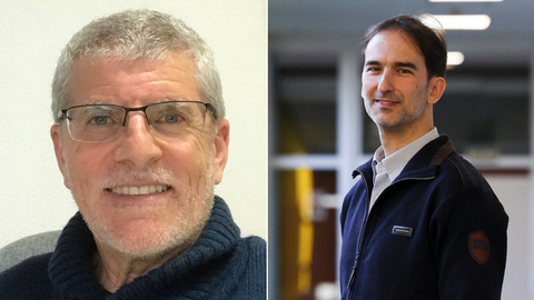 Jos� Ignacio Mu�oz, catedr�tico de Medicina Legal en la USC, y Alberto Fern�ndez, presidente de la Sociedad Espa�ola de Patolog�a Forense (Sepaf).