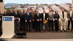 Los alcaldes de Monforte, Quiroga y Pantn estuvieron entre los representantes de los municipios del Camino de Invierno que participaron en la presentacin de sus iniciativas para el perodo 2024-2027