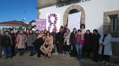 Fotografa de archivo de una concentracin en Sober organizada por el Ayuntamiento por el da contra la violencia machista 