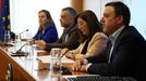 Acto inaugural de la jornada sobre el impacto de la nueva ley del ciclo integral del agua en los ayuntamientos.