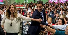 <span lang= es-es >Cierre de filas con Snchez</span>. En el primer acto juntos desde que Pedro Snchez lidera el PSOE, Susana Daz le dijo: Tienes el apoyo de todos los socialistas andaluces y mi cario y afecto. 