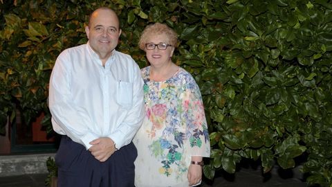 Juan Lpez y Carmen Garca, propietarios del Hotel O Cabazo, de Ribadeo, que tiene 42 habitaciones