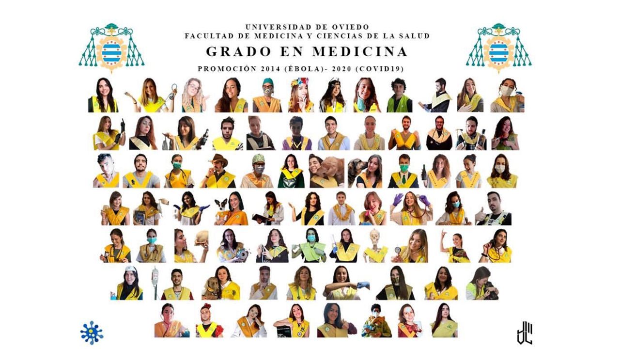 Manifiesto del periodismo asturiano en el D�a Mundial de la Libertad de Prensa.La curiosa orla de la generaci�n de Medicina que se graduar�a este a�o