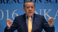 Erdogan, este lunes en Ankara