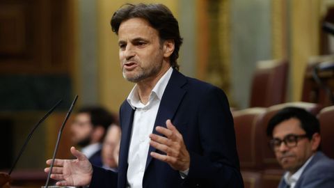 Jaume Asens durante una intervención en el Debate sobre el estado de la Nación el mes pasado