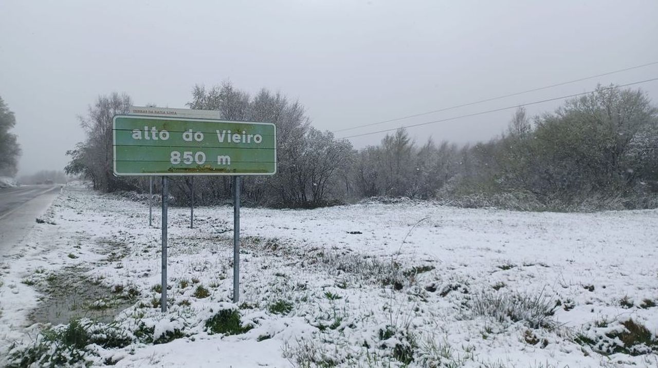 La nieve regresa a Ourense en Semana Santa con cotas por debajo de los 600 metros