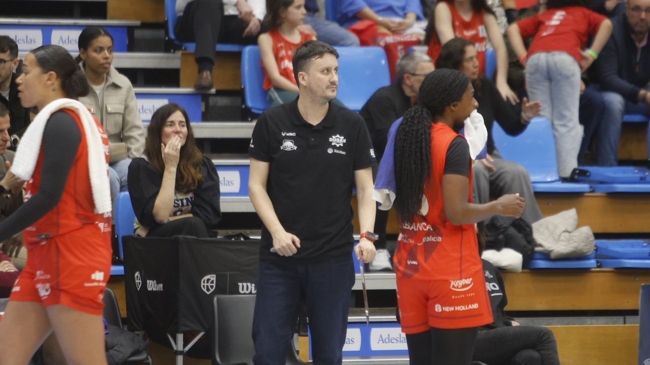 Garrido, en un partido del ltimo tramo liguero