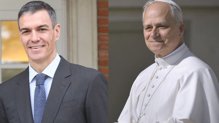 Sánchez se alinea con el papa León XIV frente a una IA «no neutral» y a favor de la paz