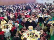El pabell�n sonense da cabida a unos 700 comensales.