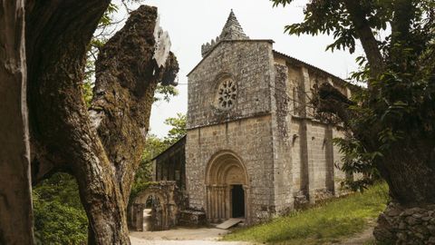 O mosteiro de Santa Cristina.