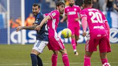 Sergi Enrich y Atiena, durante el Oviedo-Burgos