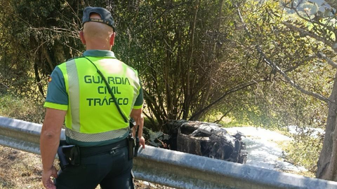Accidente durante el Rally Villa de Llanes