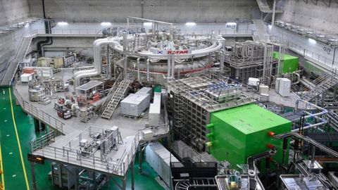 Reactor de fusin nuclear en Corea del Sur donde se ha logrado el nuevo hito