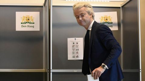 El lder del Partido por la Libertad (PVV), Geert Wilders.