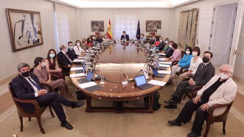 Primer Consejo de Ministros el pasado 13 de julio tras la remodelación del Gobierno.