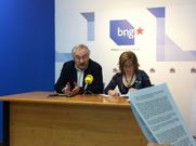 Mosquera y Prado presentaron hoy en Pontevedra el documento que el BNG llevar� al Parlamento