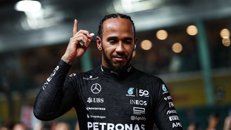 Lewis Hamilton, piloto de Mercedes