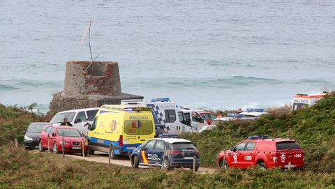 Muere un bañista en la playa de Ponzos, en Ferrol