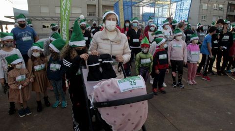 En Quiroga se vieron este 31 de diciembre corredores de todas las edades, incluso algunos bebés que iban sobre ruedas