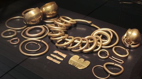 El tesoro castrexo de Caldas, que conserva el Museo de Pontevedra