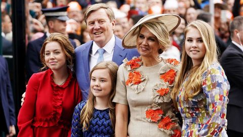 El rey de Holanda también celebró su cumpleaños con su familia