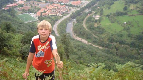 Con solo 11 a�os, Vladi lleg� a Asturias