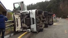 Vuelco en los accesos de la Trascant�brica