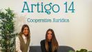 Julia Álvarez y Eva Rosende, socias de Artigo 14, primera cooperativa jurídica gallega 