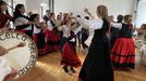 As fue la inauguracin de la exposicin Taxi Compostelle en Delmont, Suiza