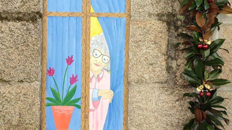 Los vecinos del barrio vigués de Ribadavia crean su propia Navidad