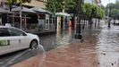 Inundación en la calle San Francisco de Oviedo