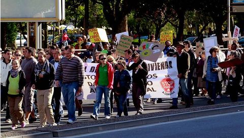 Manifestacin del segundo aniversario del 15-M en A Corua
