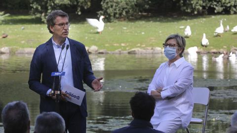 Foto de archivo de Núñez Feijoo, a quien apelan los bateeiros y los percebeiros por el conflicto de la mejilla que intenta resolver la conselleira do Mar Rosa