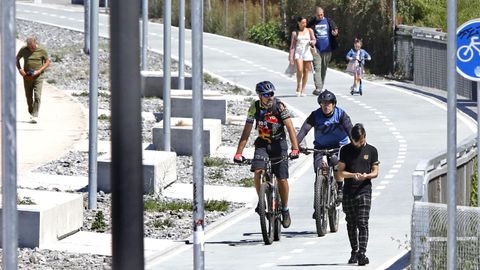 La Senda Verde enlaza Vialia y Chapela