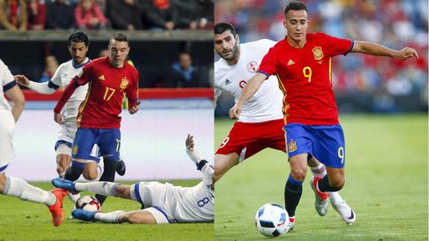 Iago Aspas y Lucas Vázquez