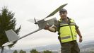 Los drones tienen un alcance de diez kilómetros y llegan hasta los 300 metros de altura