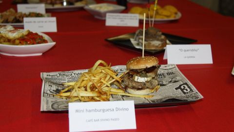 Presentación de la última edición del concurso de pinchos de O Barco, en el 2019.