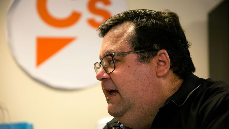 Luis Pacho, candidato de Ciudadanos a la alcaldía de Oviedo.