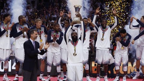 Final del Mundial de Baloncesto 2014 celebrada en Espaa. Estados Unidos gan a Serbia.