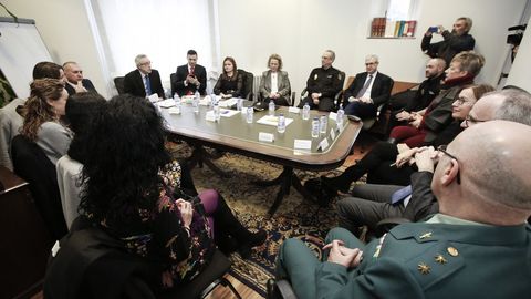 Cadenas participó este lunes en la constitución de la Comisión de Violencia de Género de Lugo