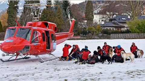 Tareas de rescate en el Tirol