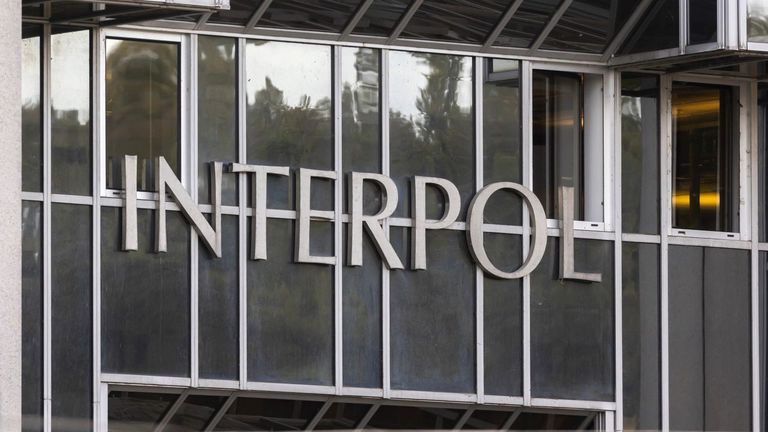 Sede de la Interpol en Lyon, Francia.