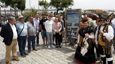 ACTO DEL HOMENAJE A PLACIDO BETANZOS EN EL QUE BAUTIZO´CON SU NOMBRE EL PASEO MARITIMO DE PALMEIRA